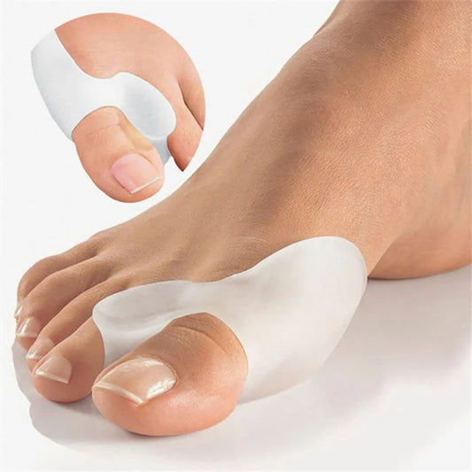Get Relief from Bunions with 2pcs Soft Big Toe Corrector - Perfect for Night and Home Use, Long-term Comfort