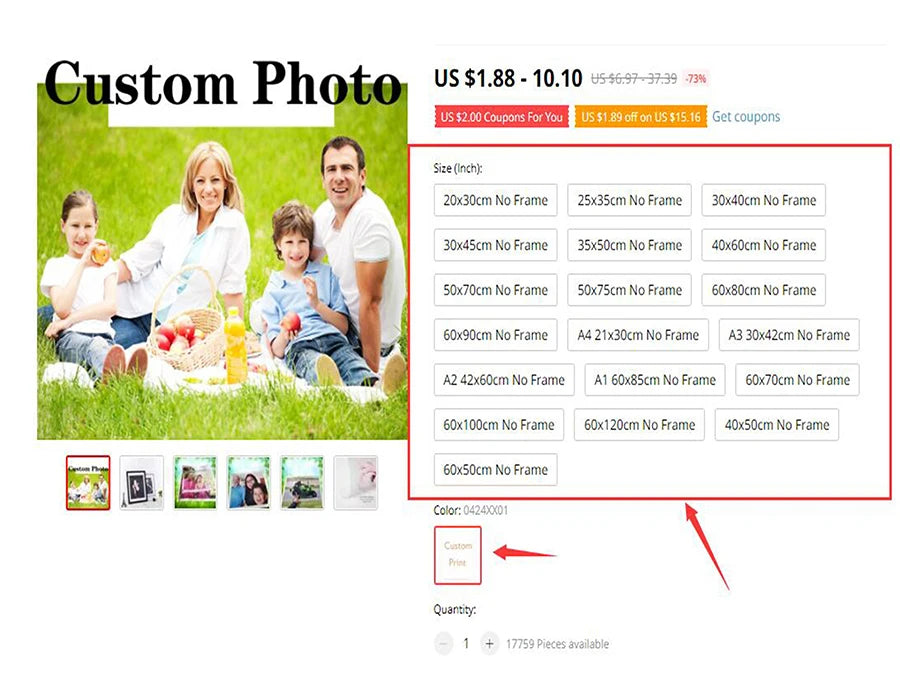 Wall Art with Your Photo Painting Decoration Picture for Living Room Personalized Gift Custom Poster Any Size Print Canvas