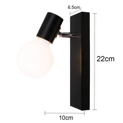 Nordic LED Wall Lamp Wood Creative Lighting Fixture Guest Room Balcony Staircase Sconce Bedroom Bedside Decor Light chandelier