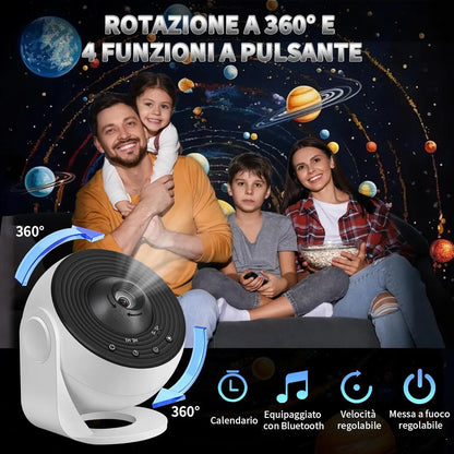 Bedroom Galaxy Projector Pro, Home Planetarium Projector Lamp Star Projector Pro Kids Adult Room Decoration with Timer Bluetooth
