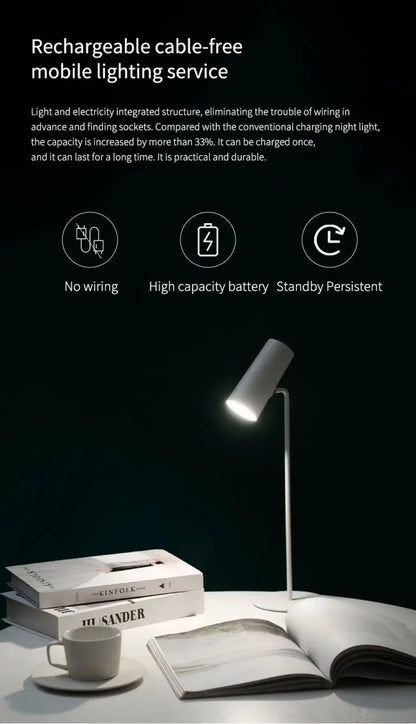 Sunset Eye Protection Table Lamp  USB Touch Dimming Reading Light for Study Flashlight Bedroom Bedside Decor Photo Desk Lamps