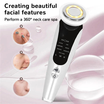 Facial Device Massager Machine Home Use Face Neck Skin Care Firming Equipment Tightening Rejuvenation Lifting Beauty Instrument
