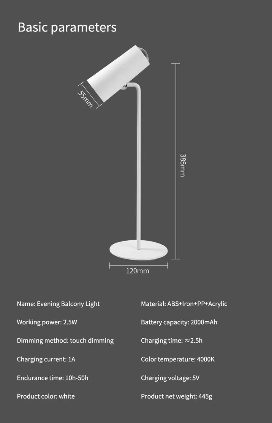 Sunset Eye Protection Table Lamp  USB Touch Dimming Reading Light for Study Flashlight Bedroom Bedside Decor Photo Desk Lamps