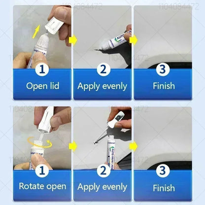 Car Paint Repair Pen Touch Up Scratch Remover DIY Auto Accessories White Grey Black Blue Red Silver For DR 5.0