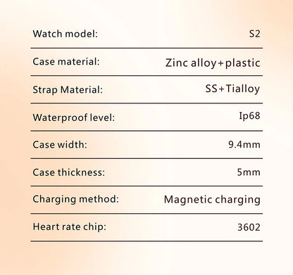 2025 New Smart Watch Pedometer Health Smart Bracelet Women Men Sports Fitness Waterproof Heart Rate Sleep Monitoring Wristbands