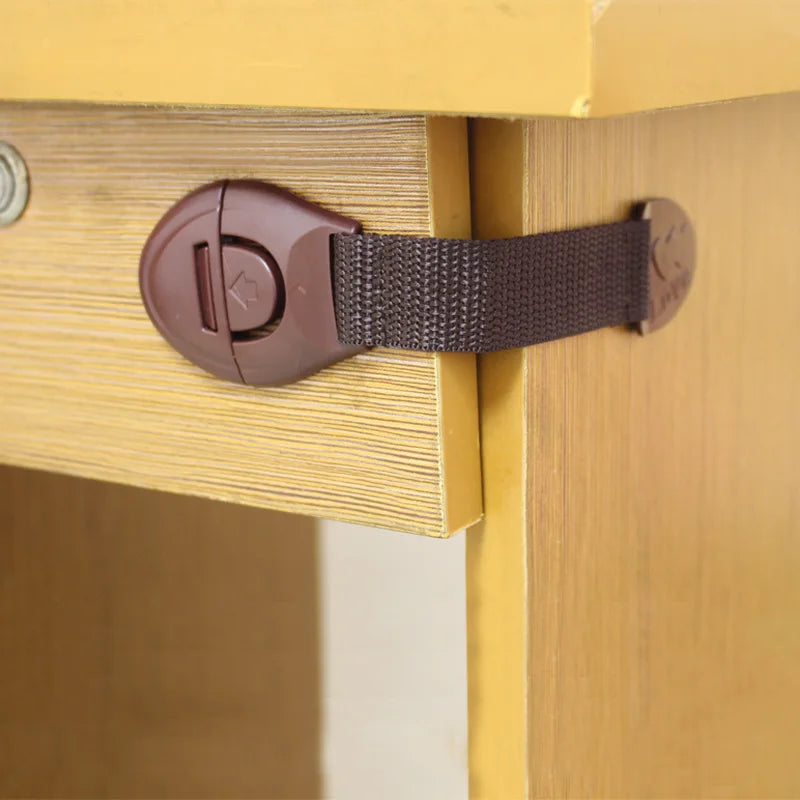 10pcs Child Safety Cabinet Lock Baby Proof Security Protector Drawer Door Cabinet Lock Plastic Protection Kids Safety Door Lock
