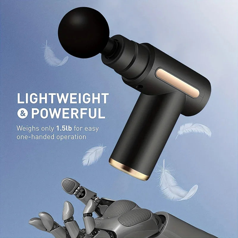 Multifunctional Fascia Gun Massager Instrument Portable Electric Vibrating Muscle Relaxation Tool for Sports Recovery
