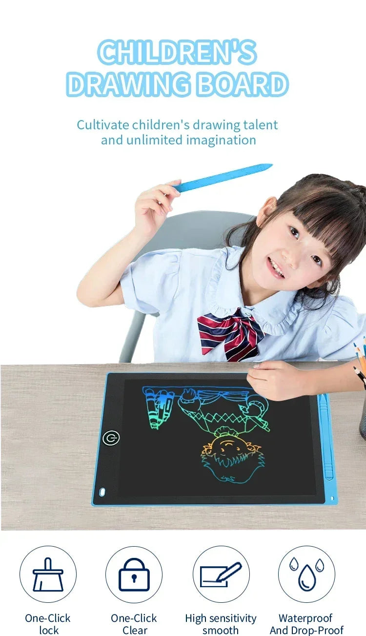 12 Inch LCD Writing Tablet Drawing Board Graffiti Sketchpad Mgaic Erasable Handwriting Pad Toys for Kids Boys Gifts