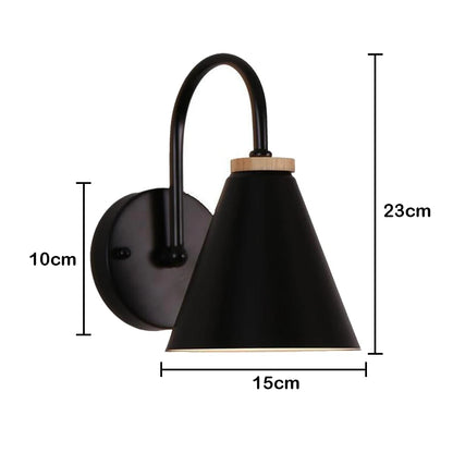 Nordic LED Wall Lamp Wood Creative Lighting Fixture Guest Room Balcony Staircase Sconce Bedroom Bedside Decor Light chandelier