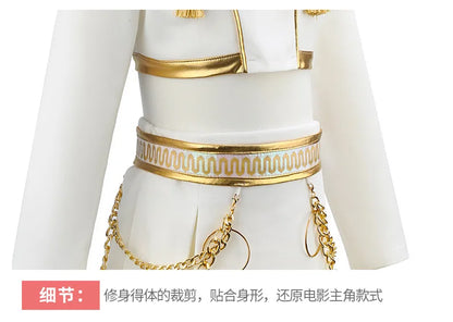 4-12 Years K-POP Rumi Cosplay Girls Clothing Sets Mira 3Pcs Girls Suits Halloween Zoey Birthday Party Costume New Kids Clothes