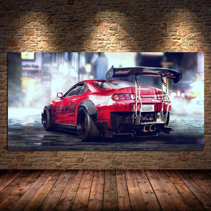Car Wall Art Picture Vehicle Modern Canvas Painting Poster and Print for Living Room Bedroom Home Decor
