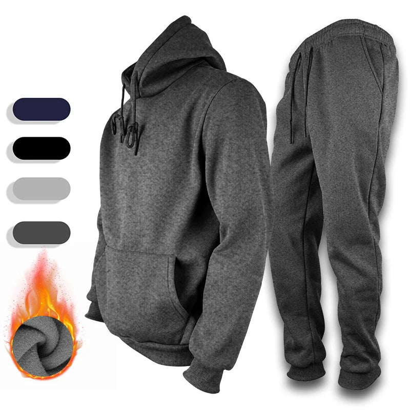 Track Suits For Men 2 Piece Hoodies With Sweatpants Sets Casual Running Jogging Sport Suit Sets S-3XL
