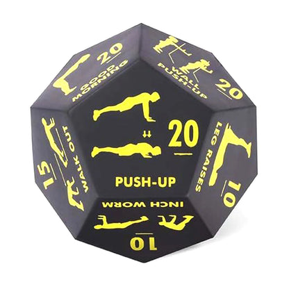 Fitness Game Dice PU Foam 12 Sides Rounded Numbers DiceEnjoy New Exercise Methods Anywhere Add Surprise Fun To Fitness Routine