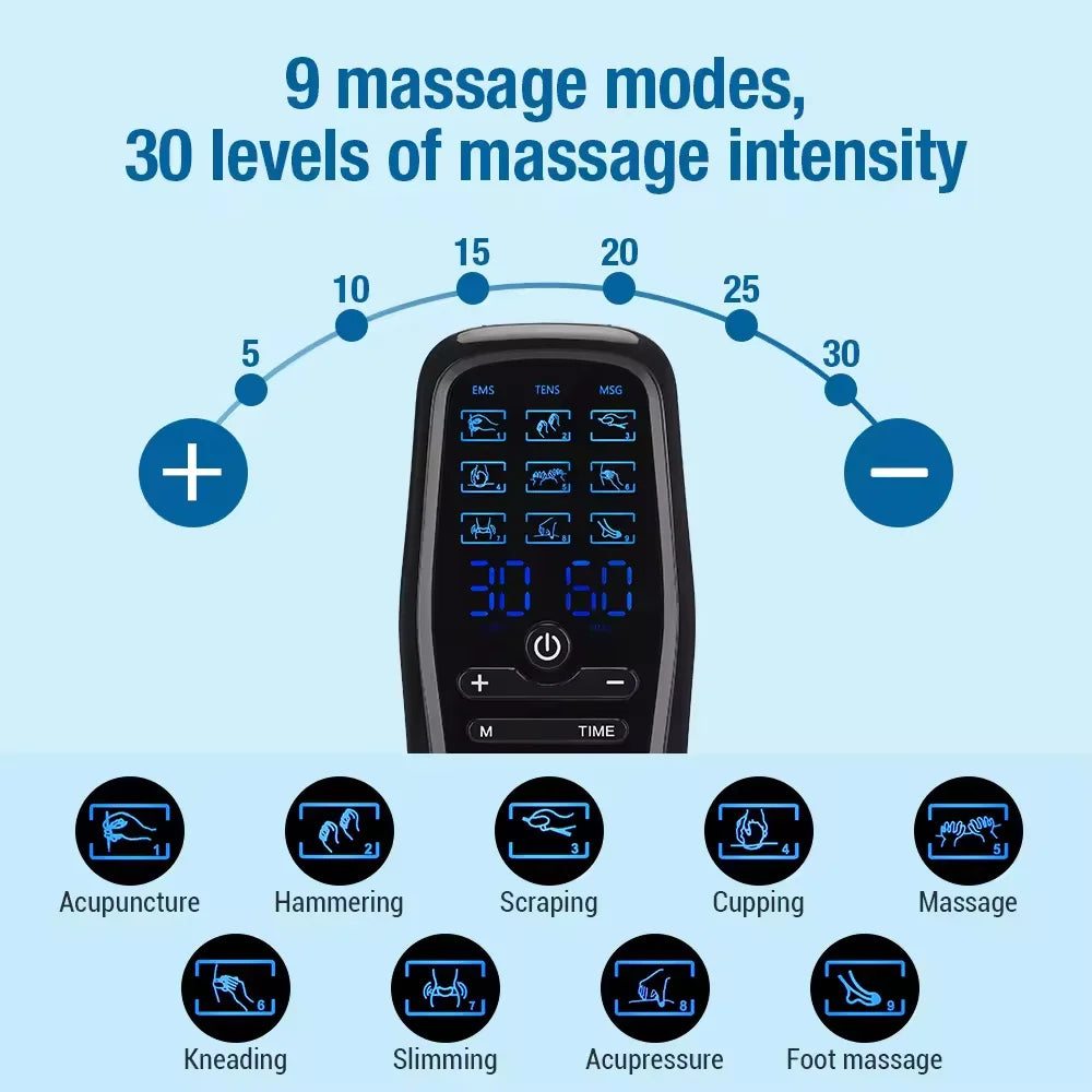 Physiotherapy Tens Muscle Stimulator Electric Acupuncture Body Massage Digital Slimming Machine Electro Stimulator