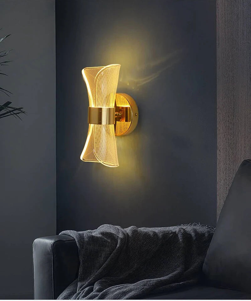 Nordic LED Wall Light Sconce Interior Lighting Lamps For Home Living Room Bedroom Study Corridor Decoration Bedside Wall Lamp