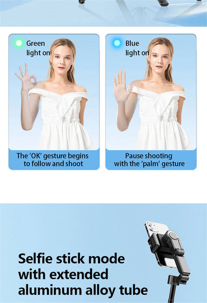 FANGTUOSI 2026 NEW Foldable Smartphone Handheld Gimbal Cellphone Video Record Vlog Stabilizer for iPhone 14 Xiaomi Huawei