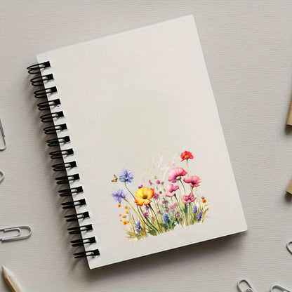 12pcs Spring Wildflower Flower Floral UV DTF Cup Wrap Transfer Sticker Glass Coffee Mugs Decoration Greeting Cards Notebooks