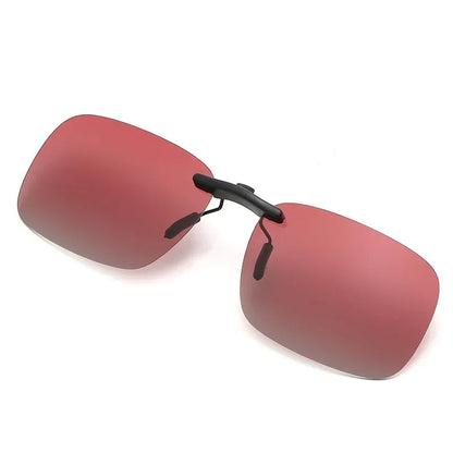 Men Driving Clip On Sunglasses for Myopia Eyeglasses Vintage Women Square Night Vision Fishing UV400 Sun Glasses