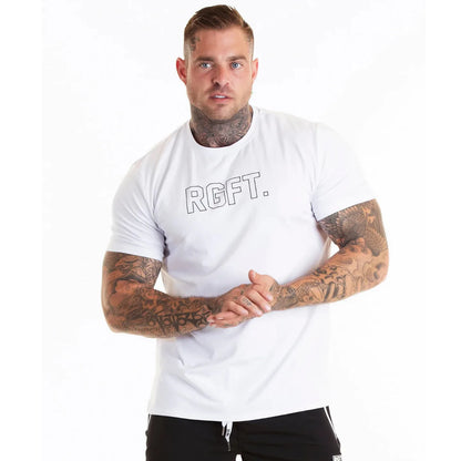 Men Muscle Shirts Slim Fit Cotton Tshirt for Men Workout Fitness Sports Top Tees Casual T Shirt