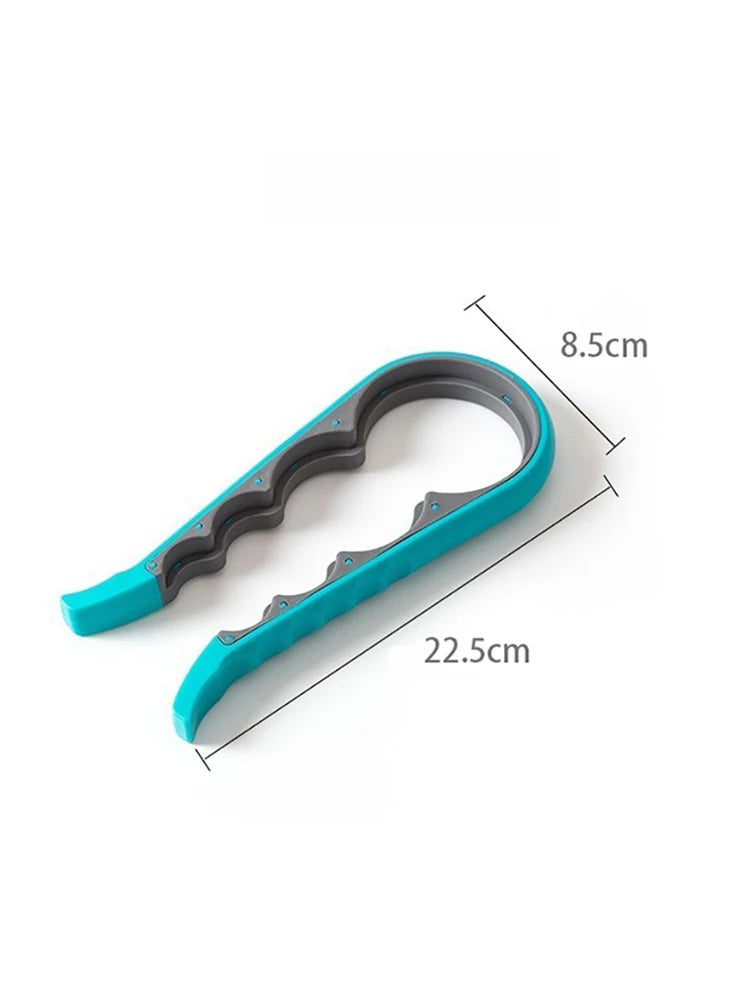 Jar Opener Easy Grip Wrench 4 in 1 Handy Save Strength Can Beer Bottle Cap Openers Lid Twist Off Tools Portable Kitchen Gadgets