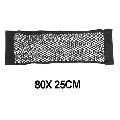 Car Trunk Storage Bag Nylon Mesh Nets Auto Back Rear Trunk Organizer Elastic String Luggage Net Holder Pocket Vehicle supplies