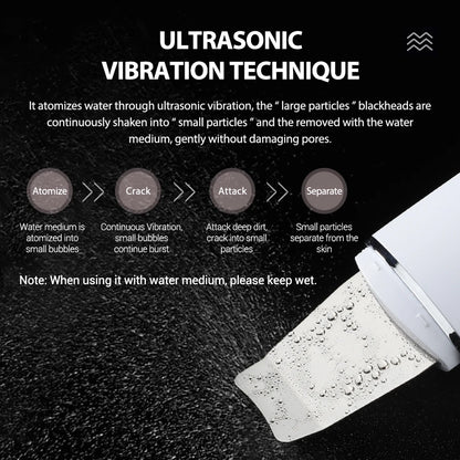 Skin Scrubber Deep Vibrate Facial Cleaner Shovel Spatula Not Ultrasonic Face Scrubber Peeling Blackhead Remover Facial Massager