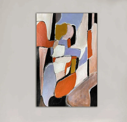 Scandinavian Classic Wall Art Handmade Abstract Color Texture HD Canvas Poster Print Home Bedroom Living Room Decoration