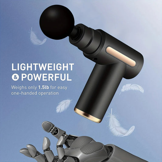 Multifunctional Fascia Gun Massager Instrument Portable Electric Vibrating Muscle Relaxation Tool for Sports Recovery