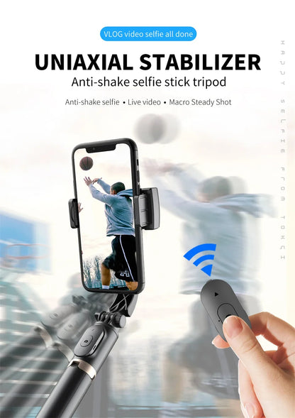 Handheld Gimbal Stabilisateur Estabilizador Selfie Stick Smartphone Action Kameralar Bluetooth Tripod For Live Broadcast