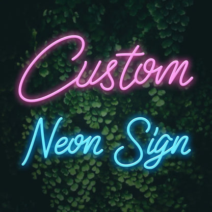 LED Neon Light Sign Lets Party Light Signs For Birthday Single Cocktail Dance Holiday Party Wall Decoration 23X10in Custom Made