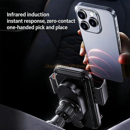 Wireless Charging,Wireless Car Chargers Charging Pad 15W NonSlip Fast Charge for Car Wireless Phone Chargers Mount