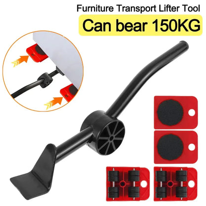 Furniture Moving Transport Roller Set Heavy Duty Furniture Lifiting Caster Tool Furniture Transport Lifter Sliders Roller Tool