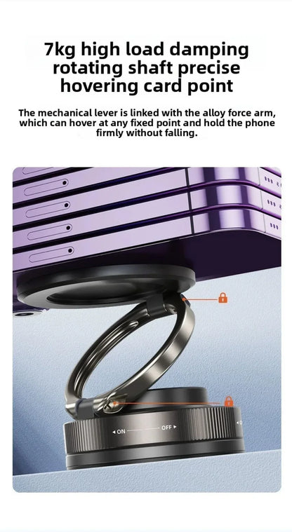 Magnetic Phone Holder for car, 360° Rotatable, Foldable & Adjustable Magnetic Car Mount, , Compatible with iPhone & Other Phones