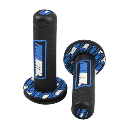Motorcycle Rubber Grips Powermotor 7/8" 22mm 24mm Handlebar Protection Motocross Dirt Bike Gel Hand Grip Universal Accessories