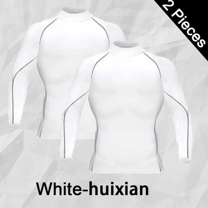 Men Workout Long Sleeve T- shirt Spring Autumn Gym Running Sport Men's T-shirts Fitness Sportswear Outdoor Tops For Men Clothes