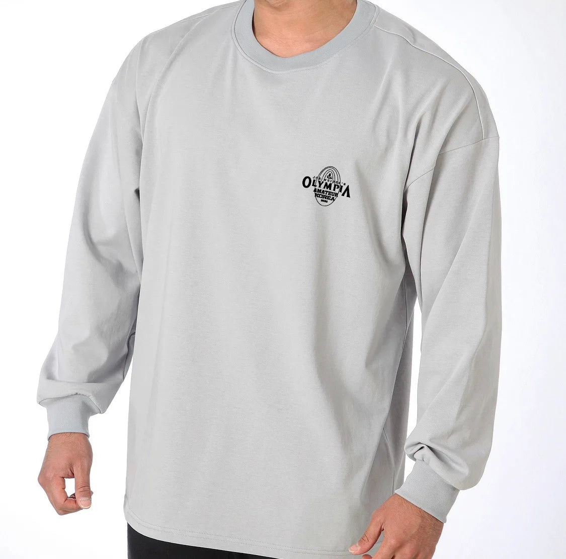 Men's Gym Sporting Clothing Male Fashion Bodybuilding Fitness Workout Long Sleeve T-Shirt Running Sweatshirt Casual Tees Tops