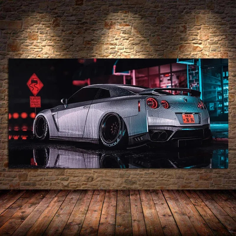 Car Wall Art Picture Vehicle Modern Canvas Painting Poster and Print for Living Room Bedroom Home Decor