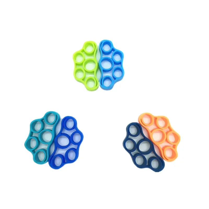 Hand Gripper Silicone Finger Expander Exercise Hand Grip Wrist Strength Trainer Finger Exerciser Resistance Bands Fitness