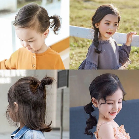 1000Pcs Colorful Disposable Hair Bands Girls Elastic Rubber Band Kids Ponytail Holder Headband Children Hair Accessories