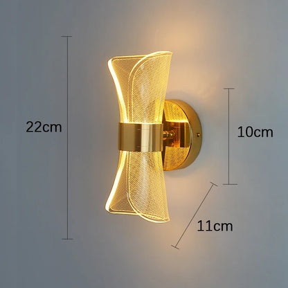 Nordic LED Wall Light Sconce Interior Lighting Lamps For Home Living Room Bedroom Study Corridor Decoration Bedside Wall Lamp