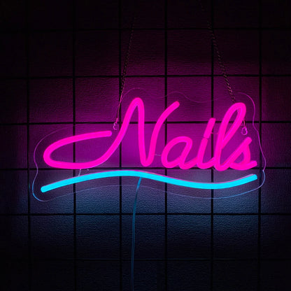 Beauty Salon Led Neon Sign, Used For Wall Decor, Usb Powered, Used For Beauty Salons, Nail Shops, Dressing Room Wall Lamps.