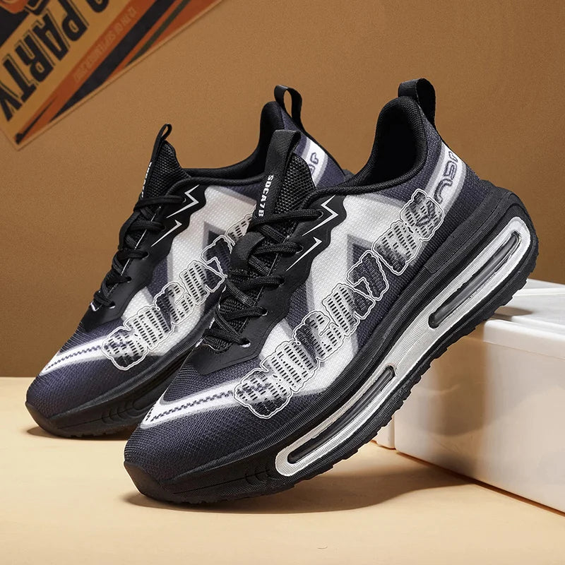 Men's Sneakers - Lightweight Low-Top Design, Cushioned Soles, Suitable for All Occasions, Ideal for Fitness, Jogging, Daily Commuting, and Casual Wear - Minimalist Sports Style (Unisex)
