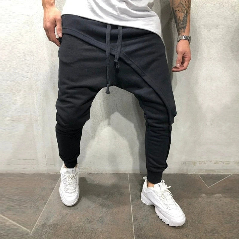 Men Cargo Pants Streetwear  Hip Hop Track Pants Male Medieval Pant Fashion Trousers Multi Colors Pocket Pants Sweatpants