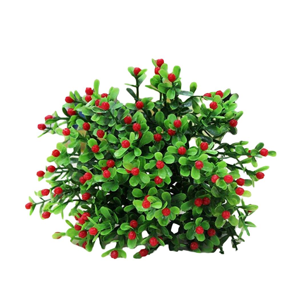 Artificial Plant Vivid Realistic Appearance Photo Props Home Decoration Fake Greenery Grass Ivy Leaf Wreath Silk For Living Room