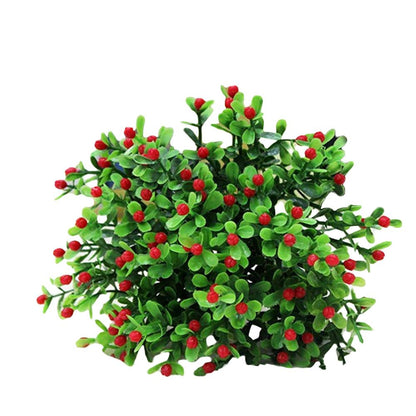 Artificial Plant Vivid Realistic Appearance Photo Props Home Decoration Fake Greenery Grass Ivy Leaf Wreath Silk For Living Room