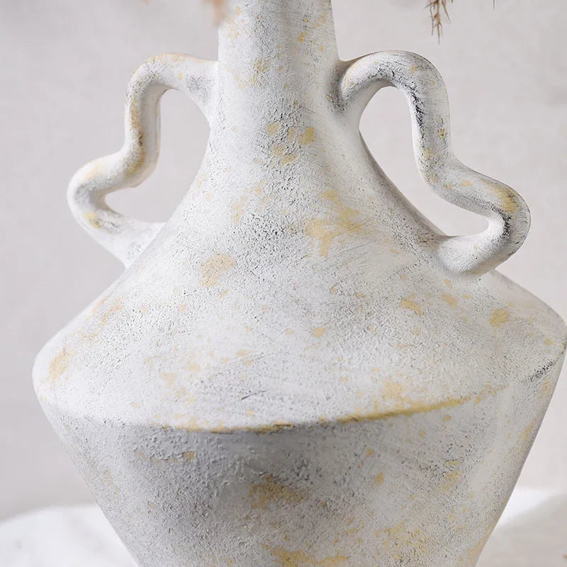 Ceramic Vases Retro Style Homestay Decorations Antique Hotel Art Flower Arrangements Home Decor Items
