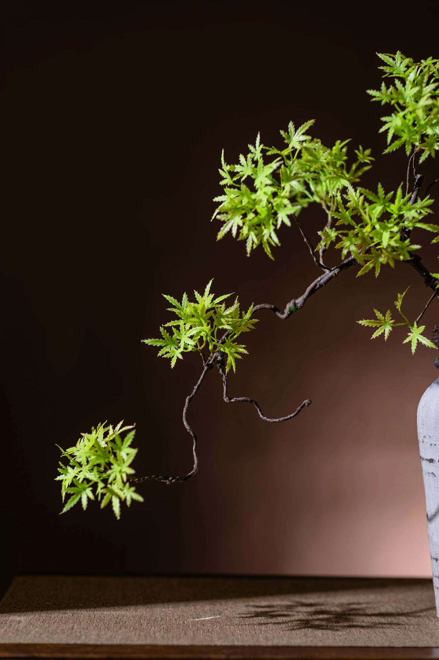Artificial Green Plants To Welcome Guests Pine Maple Leaves Fake Flower New Chinese Style Simulated  Bonsai Flower Decorations