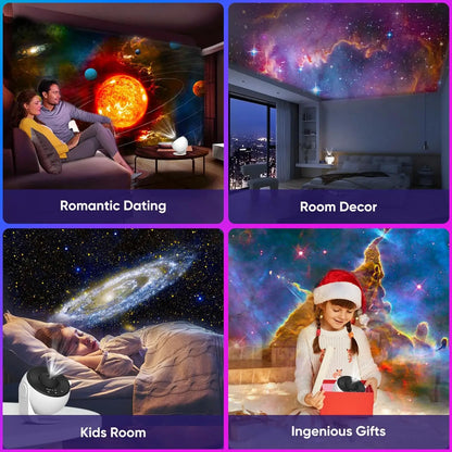 Galaxy Projector for Bedroom Home Planetarium Projector Lamp LED Space Galaxy Lamp Ceiling Room Decor for Kids Adults Projector