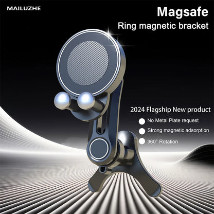 Magnetic Phone Mount for Car Compatible for Magsafe Car Mount, Not Blocking Air Vent, Strengthen Magnetic Car Phone Holder