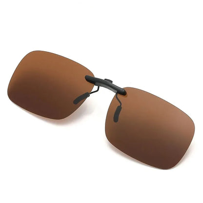 Men Driving Clip On Sunglasses for Myopia Eyeglasses Vintage Women Square Night Vision Fishing UV400 Sun Glasses